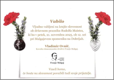 MAISTROVI BORCI ZA KOROŠKO ZASLUŽNI MOŽJE